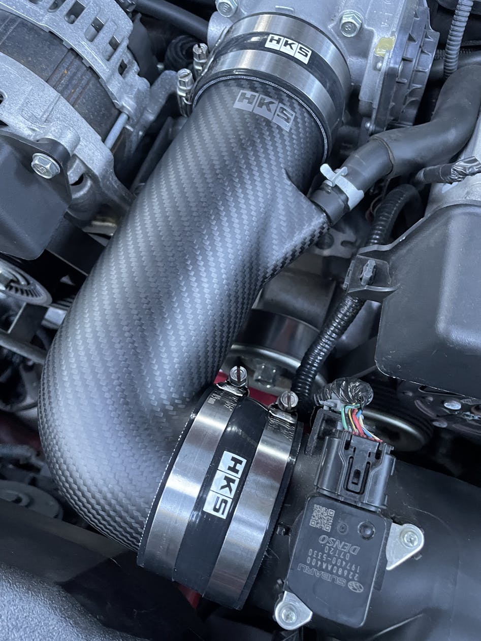 HKS DRY CARBON FIBER INLET WITH HKS FILTER