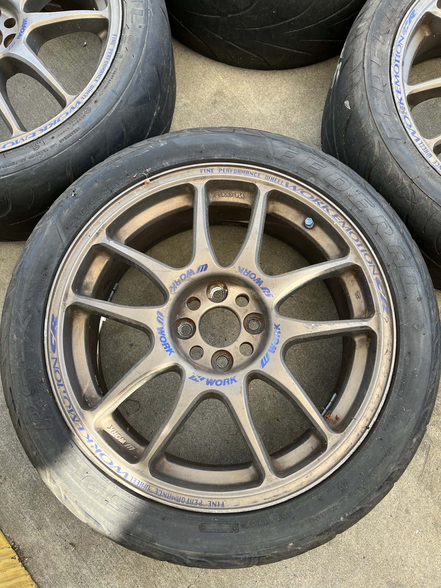 WORK EMOTION CR KIWAMI 17x7 +47mm (4x100)