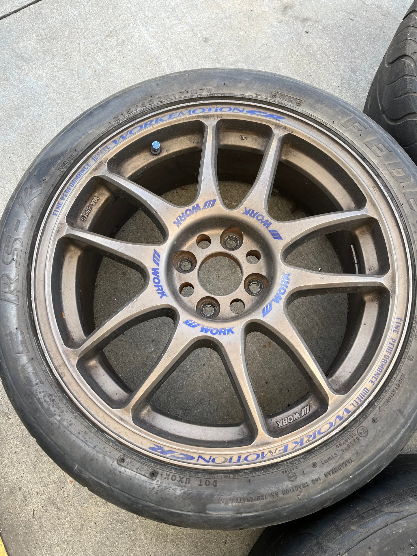 WORK EMOTION CR KIWAMI 17x7 +47mm (4x100)