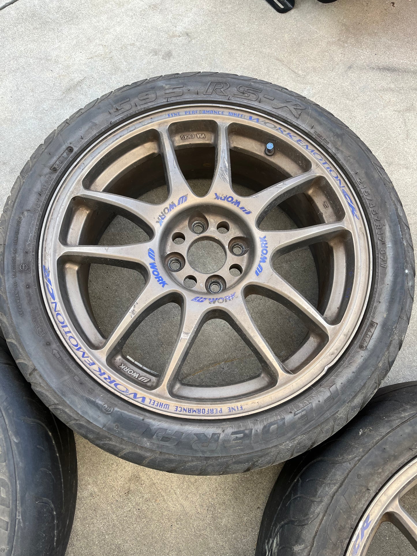 WORK EMOTION CR KIWAMI 17x7 +47mm (4x100)